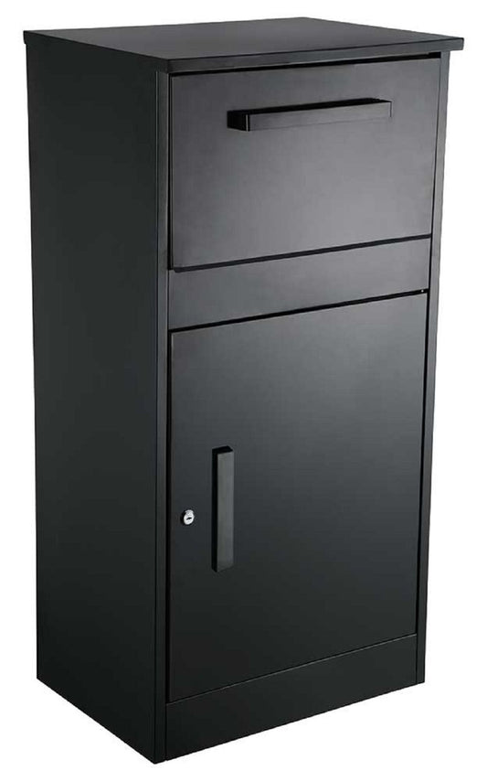 Parcel Defender Freestanding Locking Parcel Mailbox – Large Secure Outdoor Package Drop Box
