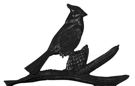 Whitehall 30" Traditional Directions CARDINAL Weathervane in Black for Roof or Garden