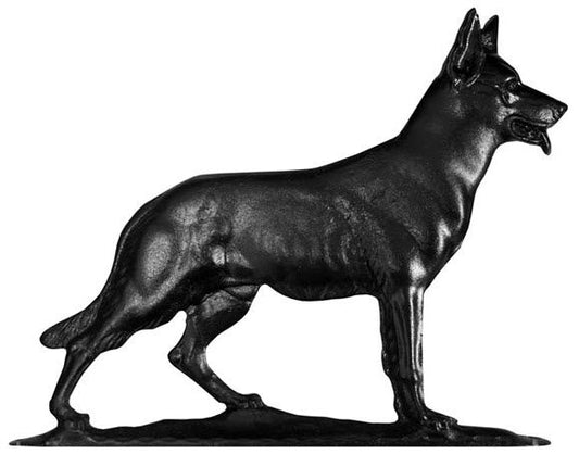 Whitehall 30" Traditional Directions GERMAN SHEPHERD Weathervane in Black for Roof or Garden