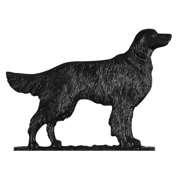 Whitehall 30" Traditional Directions GOLDEN RETRIEVER Weathervane in Black for Roof or Garden