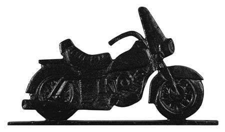 Whitehall 30" Traditional Directions MOTORCYCLE Weathervane in Black for Roof or Garden