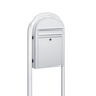 Bobi Classic Slim Front Access Modern Locking Mailbox and Round Post Combo - Multiple Color Options