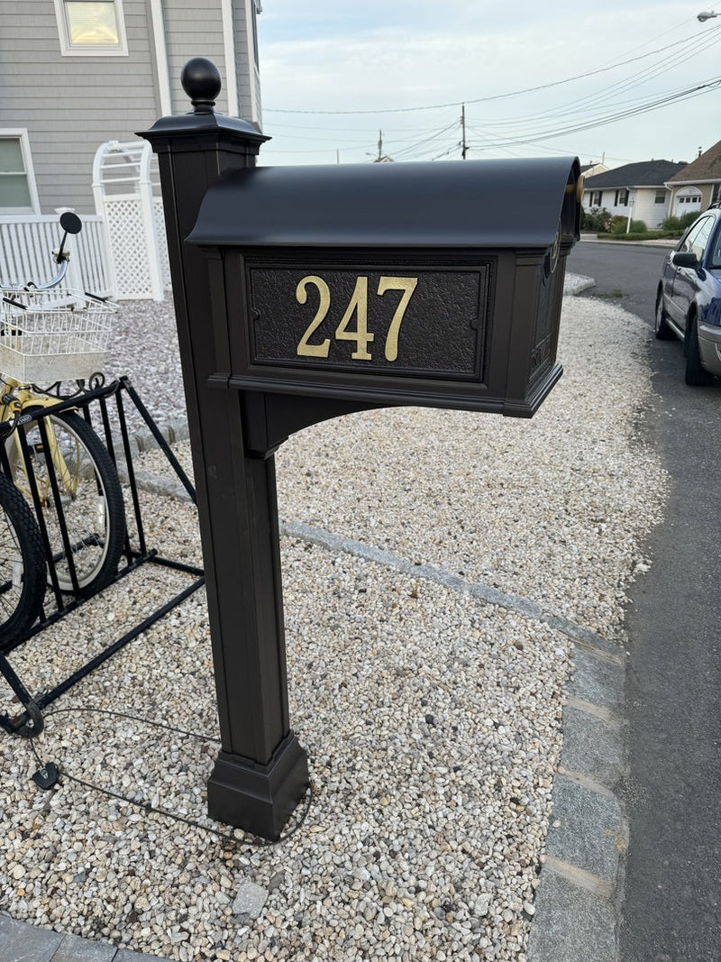 Whitehall Balmoral Monogram Mailbox-Post Package