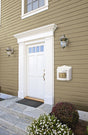 Fleur de Lis Wall Mount Mailbox