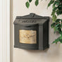 Wall Mount Mailbox with Eagle Emblem