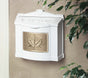 Wall Mount Mailbox with Leaf Emblem
