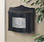 Wall Mount Mailbox with Leaf Emblem