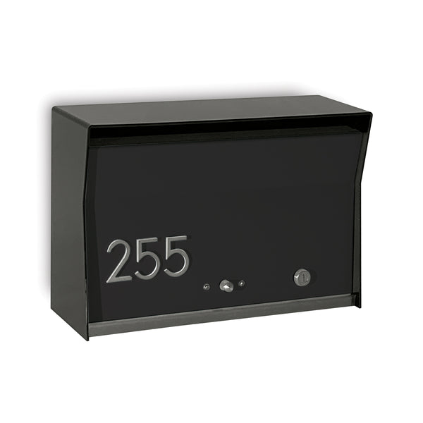 RetroBox Locking Wall Mount Mailbox in Coconut