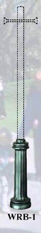 3 inch Diameter 26 inch Classic Series Wrap around Decorative Base for a 3 inch O/D Pole