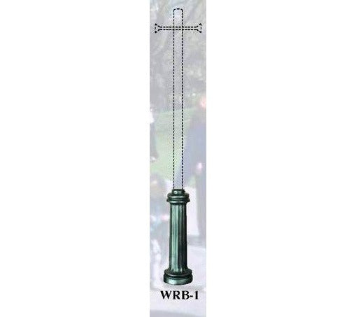 3 inch Diameter 26 inch Classic Series Wrap around Decorative Base for a 3 inch O/D Pole
