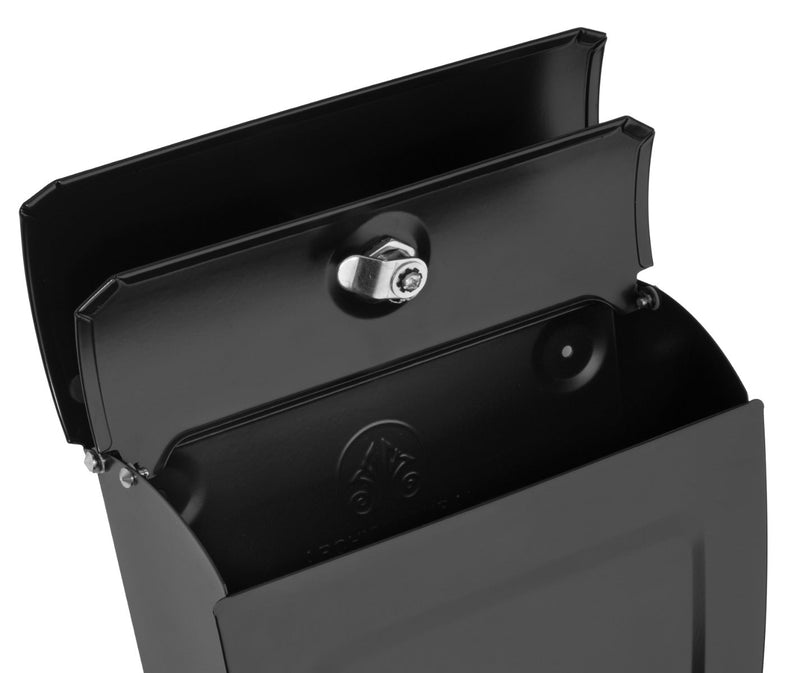 Aspen Powder-Coated Steel Locking Wall-Mount Mailbox (Choose Color)