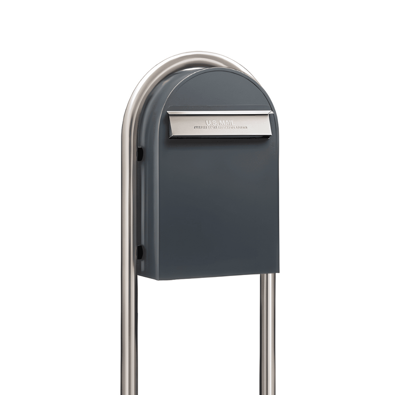 USPS Bobi Classic (B) Rear Access Mailbox Grey